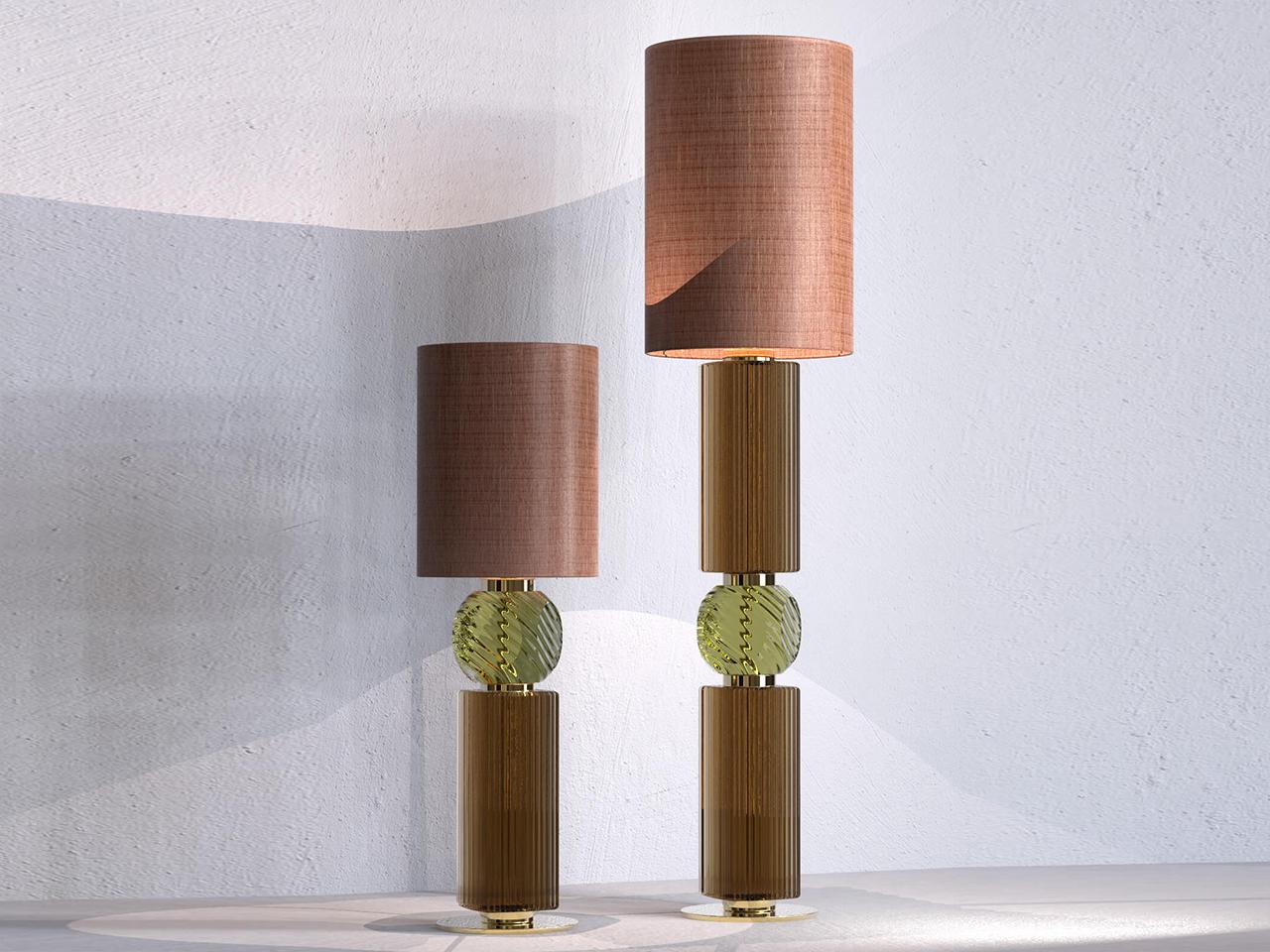 MATILDA 8173/P1 LED blown glass table lamp