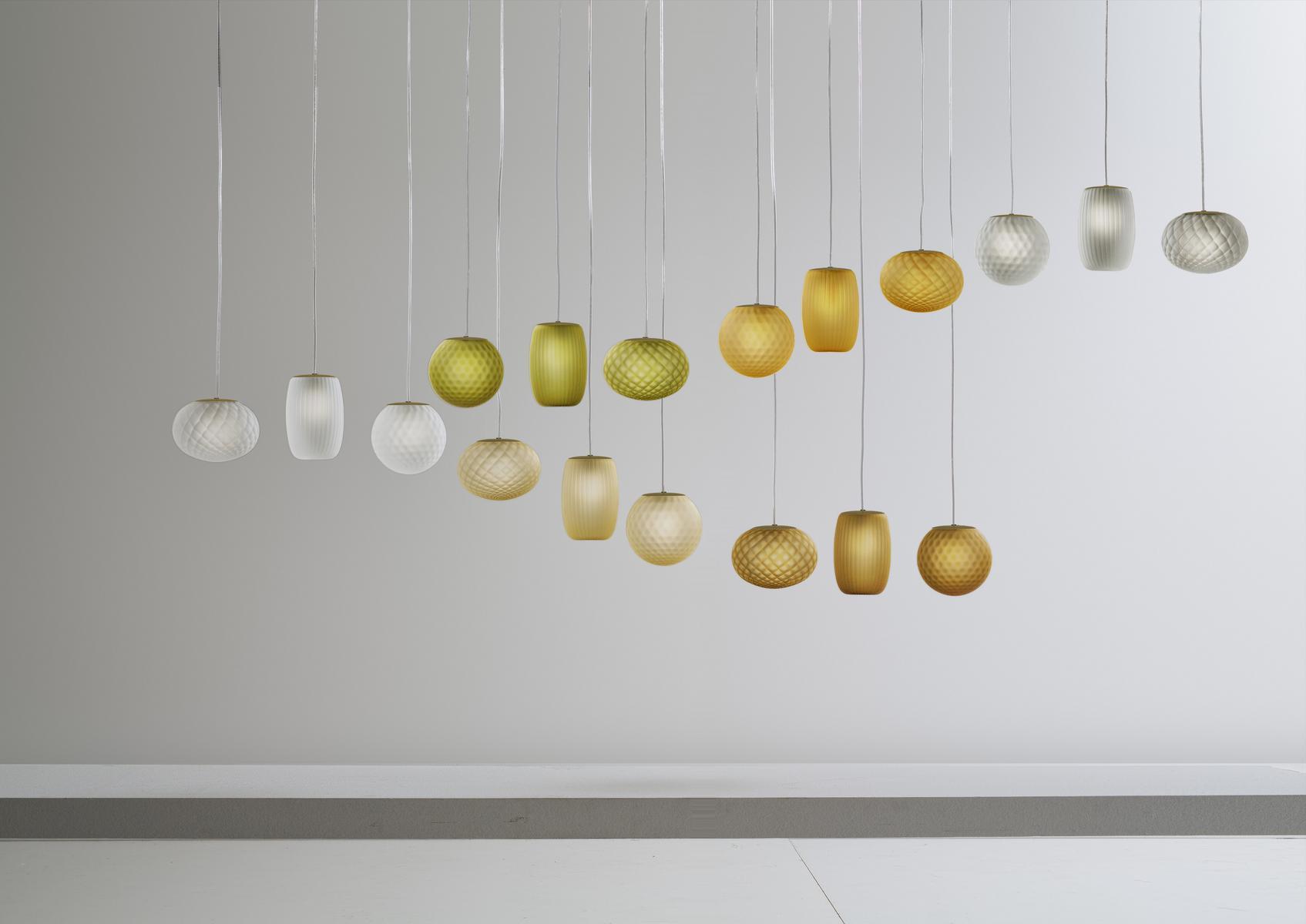 EMY LED blown glass pendant lamp