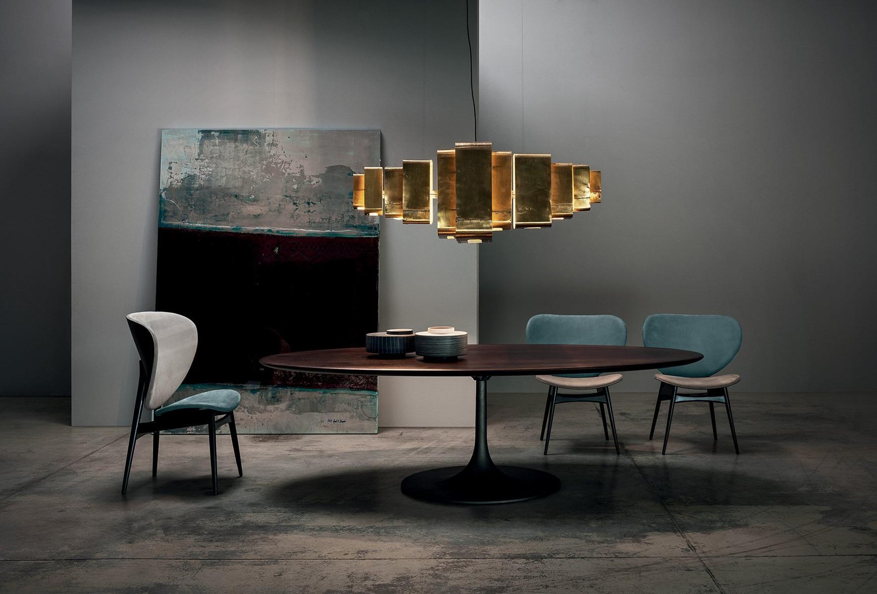 LAIS LED brass pendant lamp