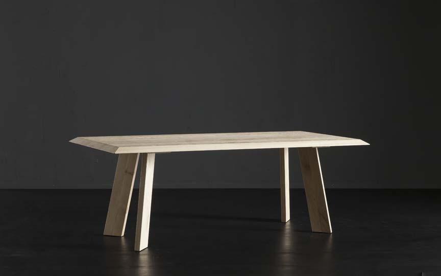RIO + STREET Rectangular wooden dining table