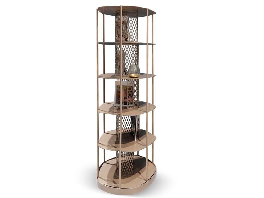 ASPARAGUS Freestanding metal bookcase