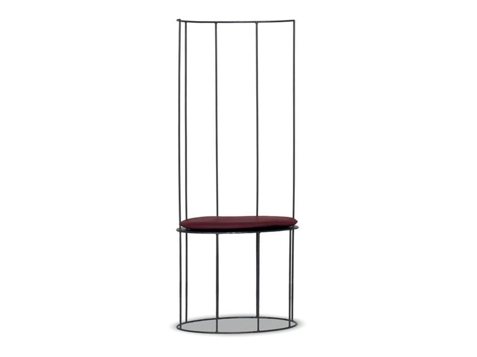 GINESTRA NUDA High-back iron chair