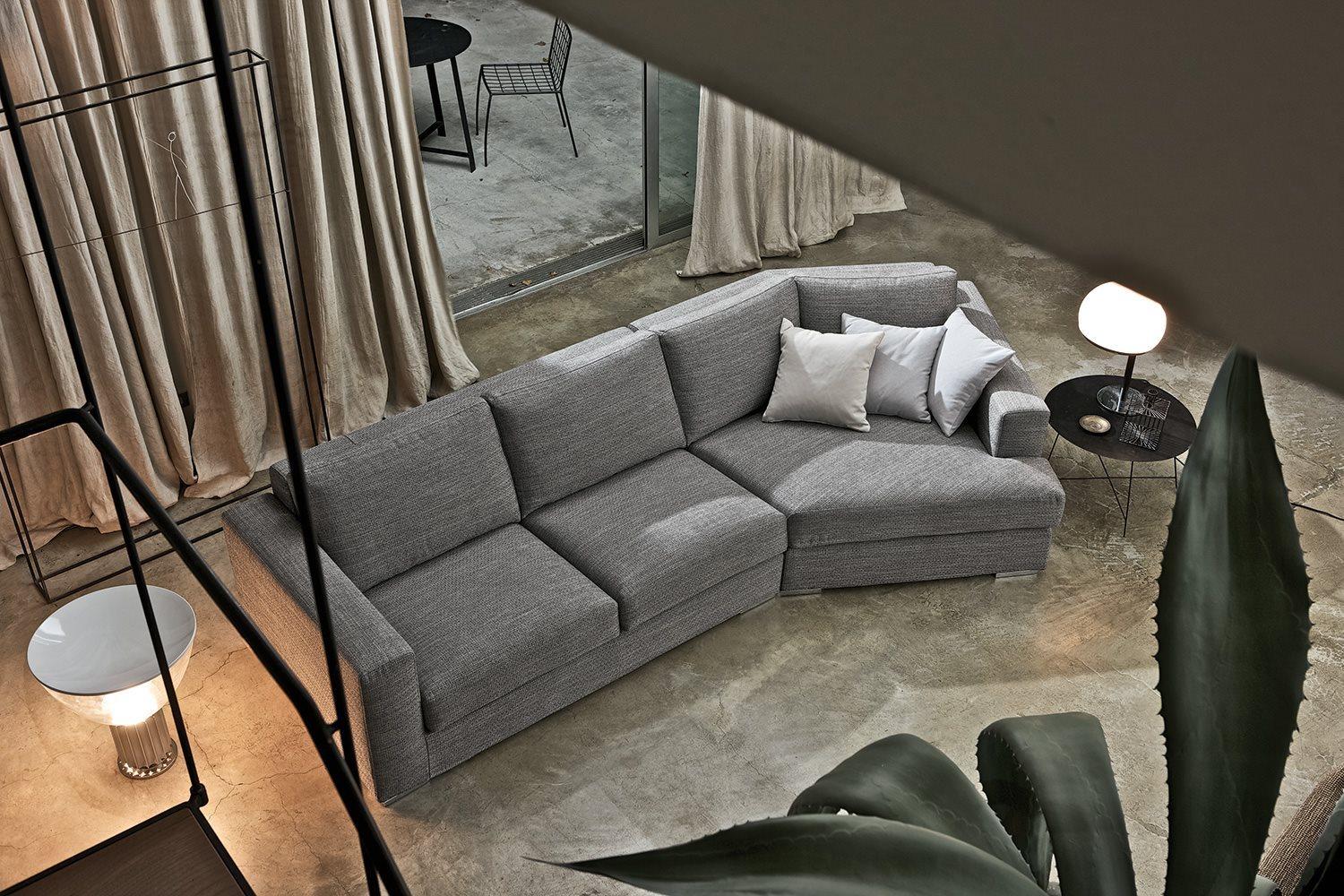 BROADWAY Sectional fabric sofa