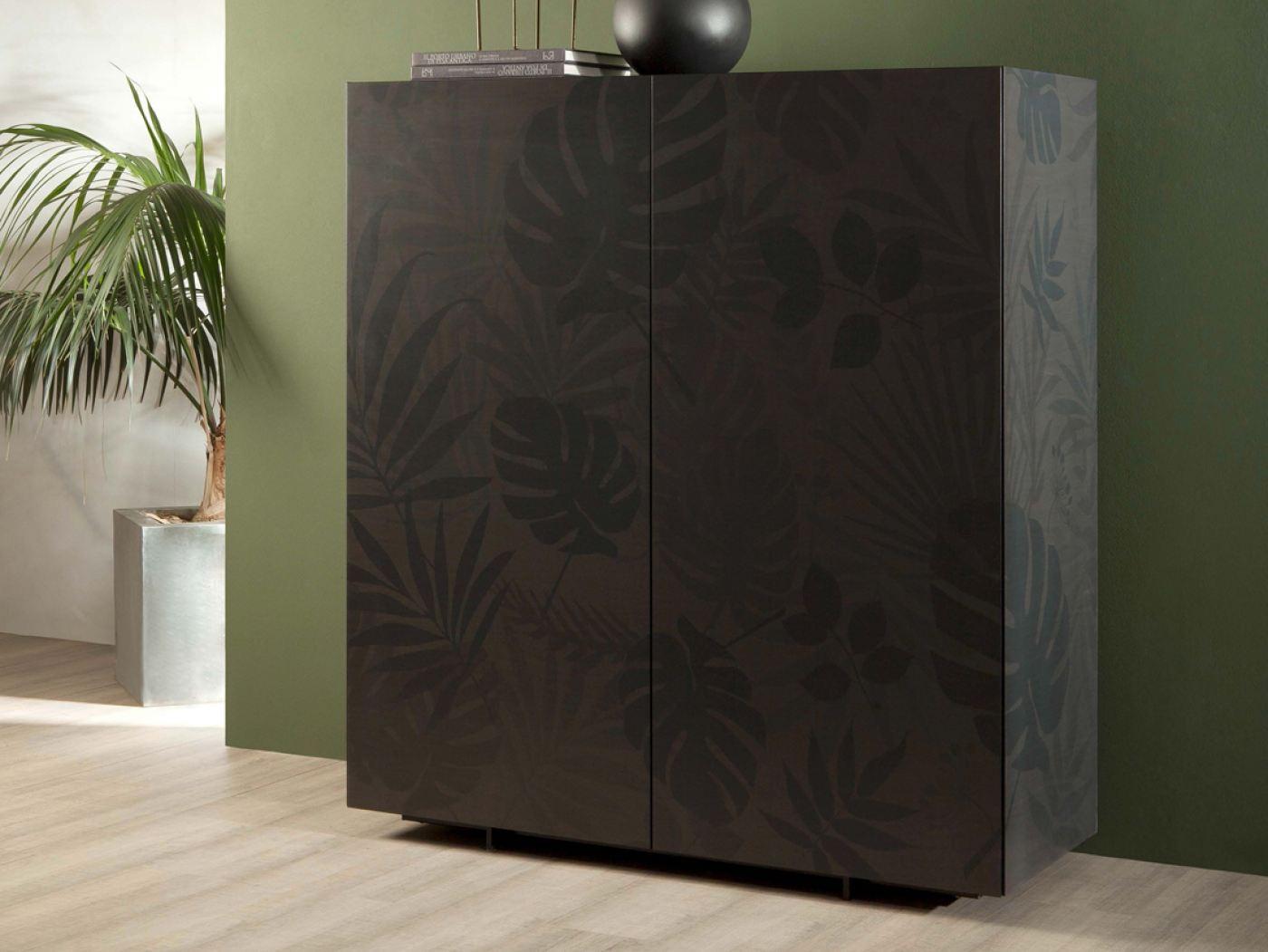 KONG Wooden highboard with doors