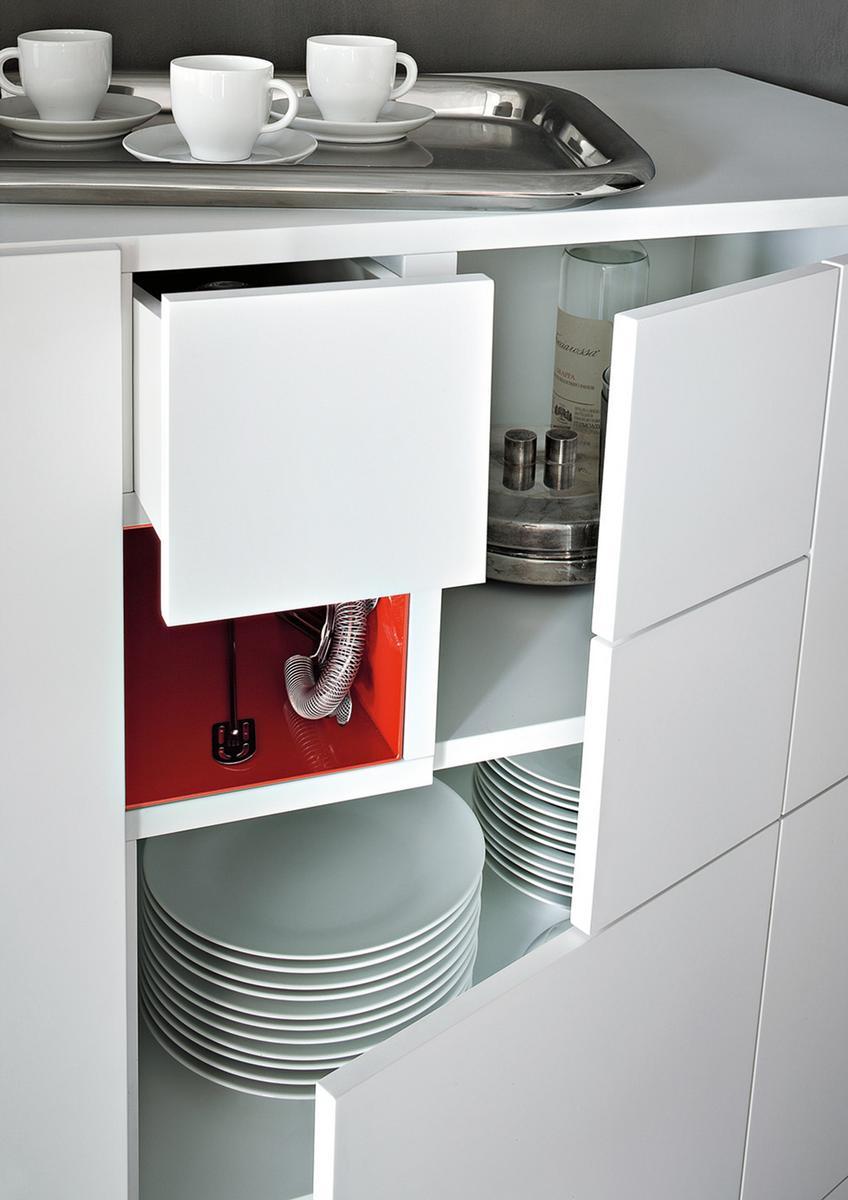 CONCHIGLIA Highboard with doors with drawers