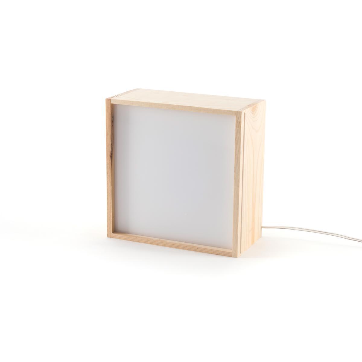 LOVE LED wooden table lamp