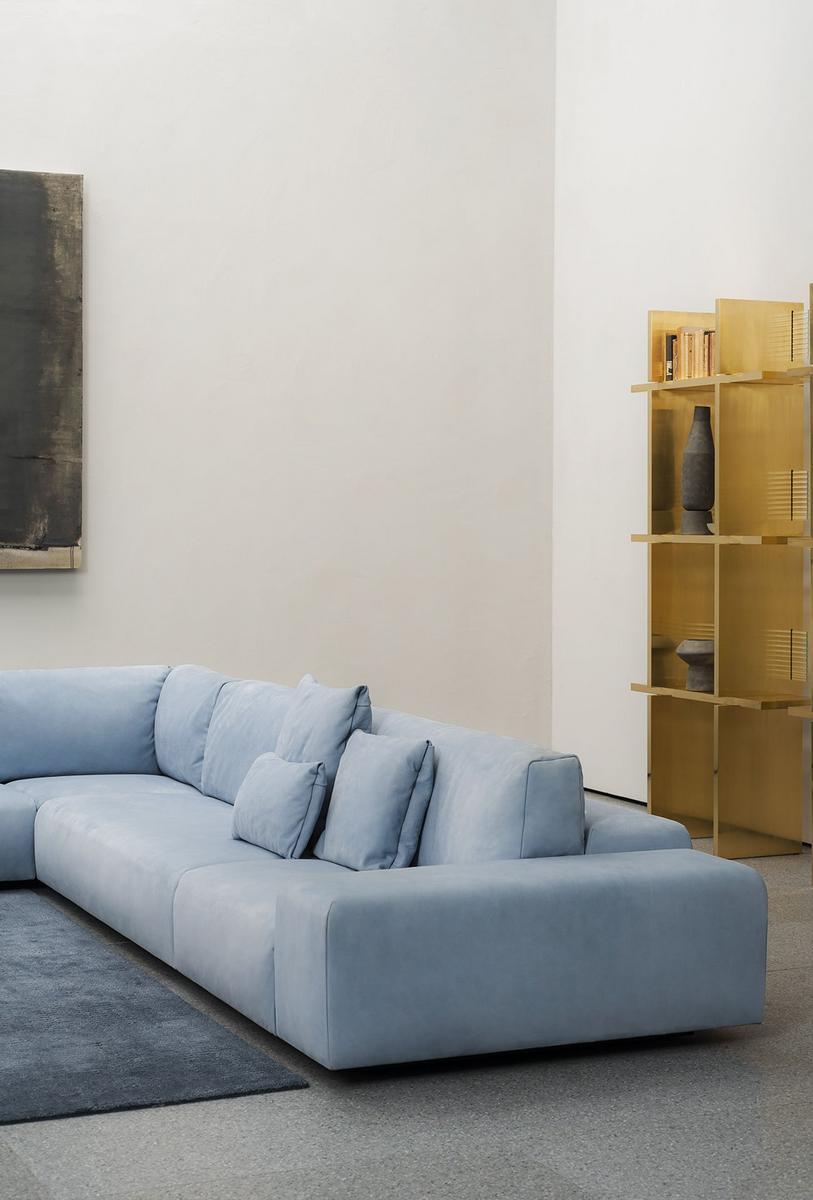 MONSIEUR MODULAR Sectional leather sofa