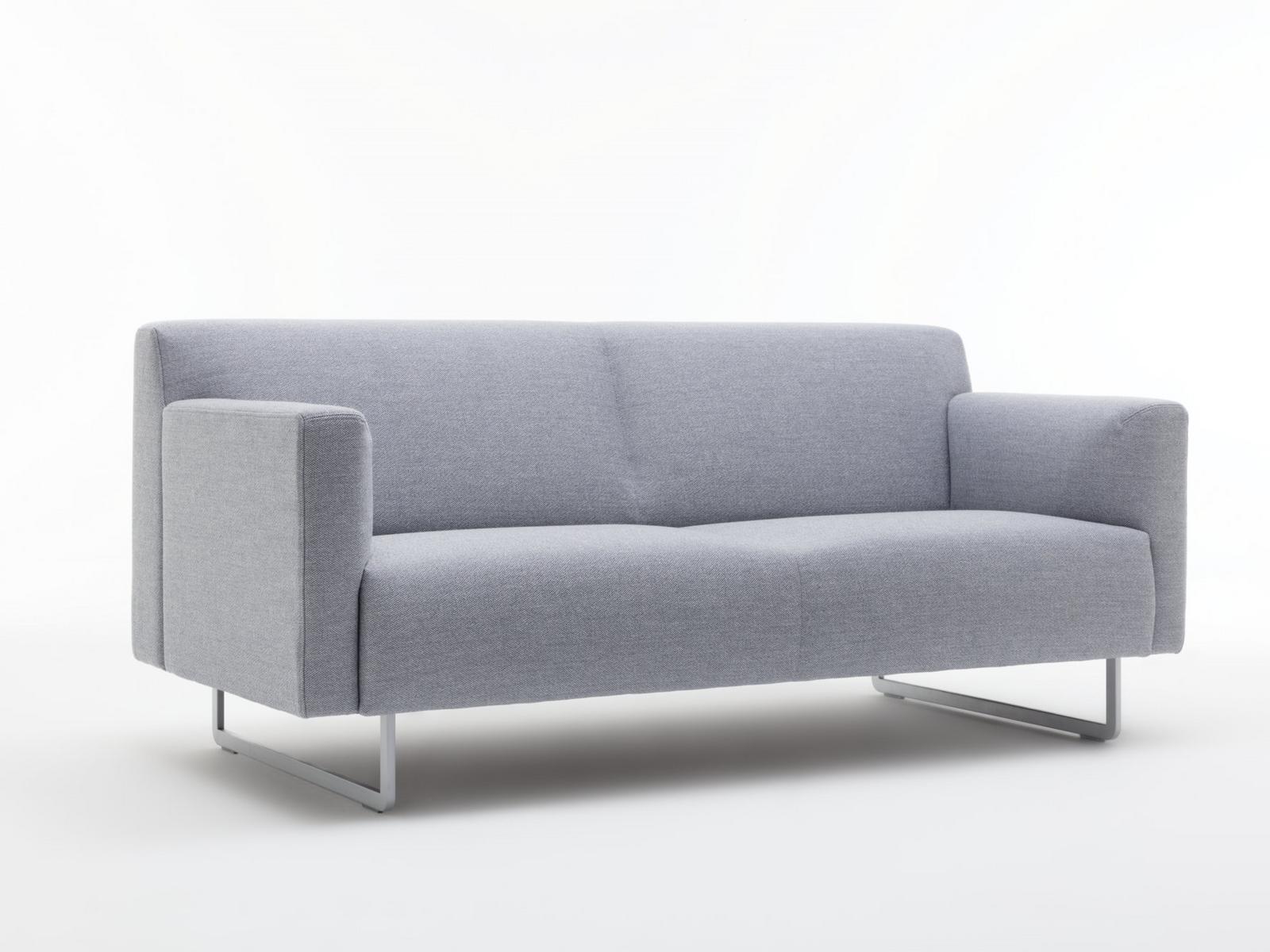 328 Sled base fabric sofa