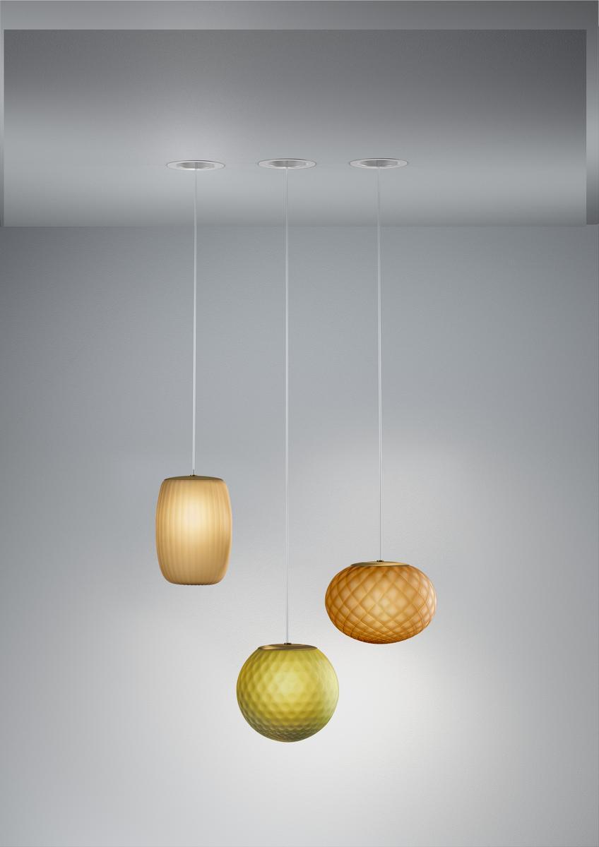 EMY LED blown glass pendant lamp