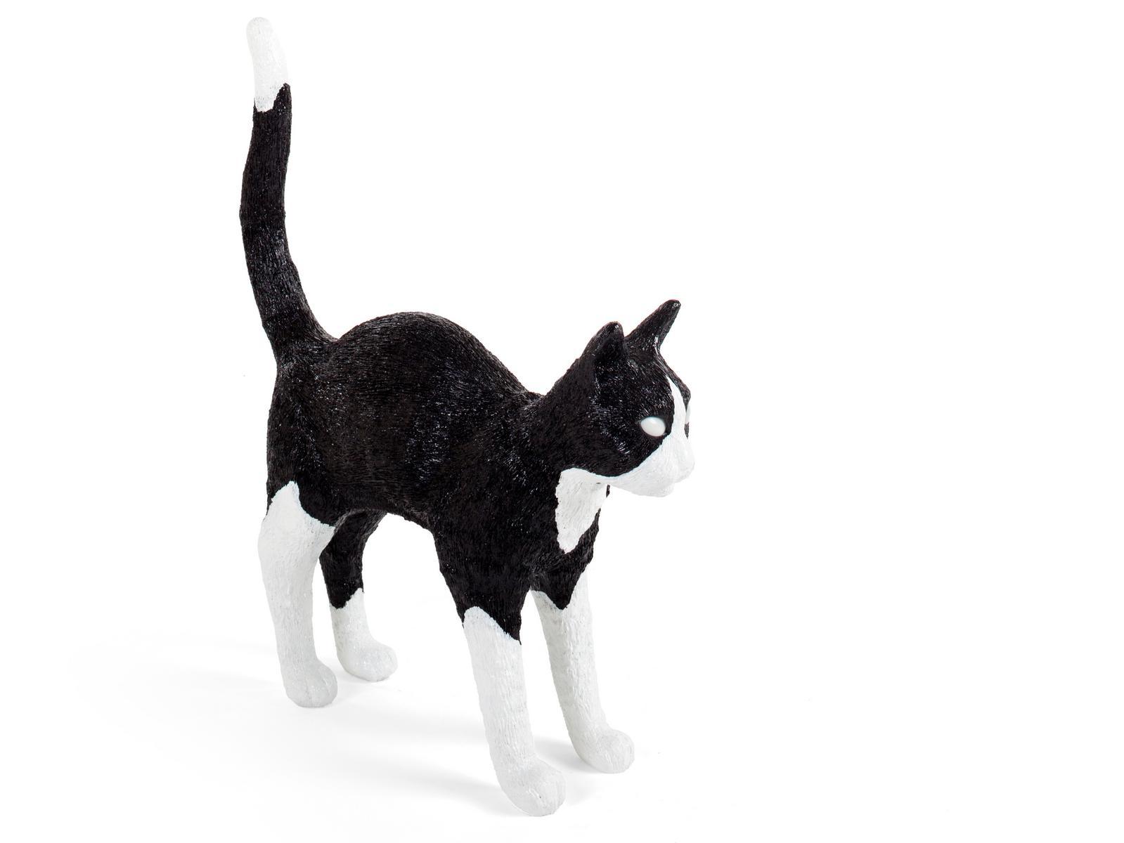 JOBBY THE CAT LED resin table lamp with USB charging
