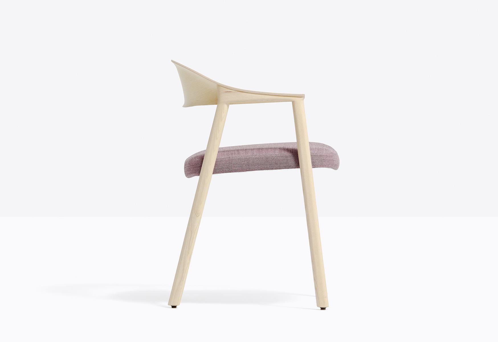 HÉRA 2865 Ash chair with armrests