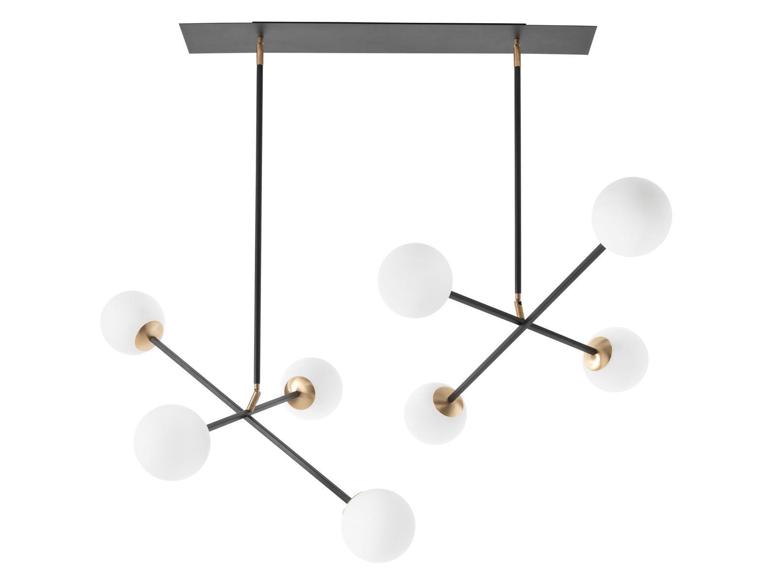 MERIDIAN S4-S8 Painted metal pendant lamp