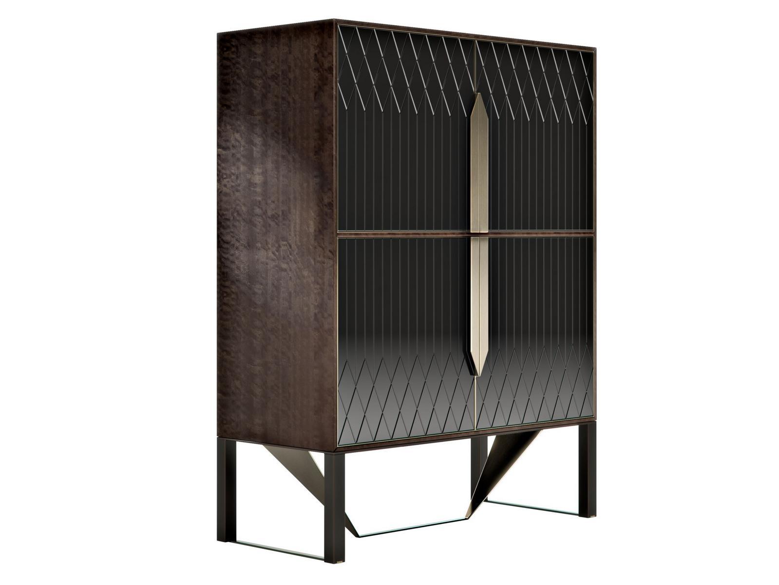 PRISMA Wooden highboard with doors