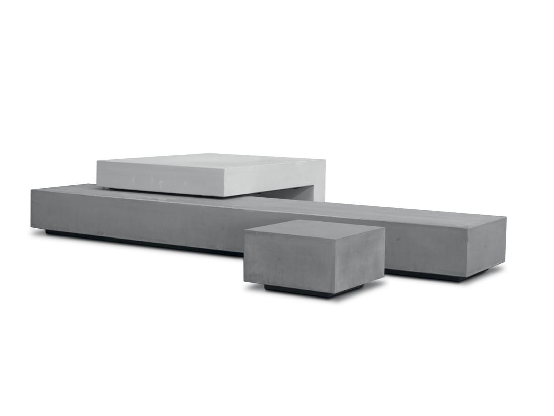 JENGA Square cement coffee table