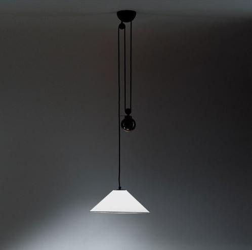 AGGREGATO SALISCENDI CONO Direct light halogen pendant lamp