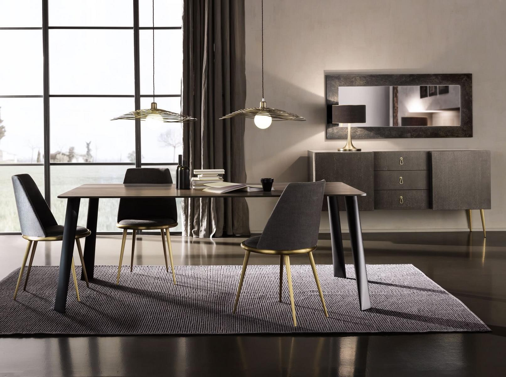 AURORA Upholstered Eco-leather chair