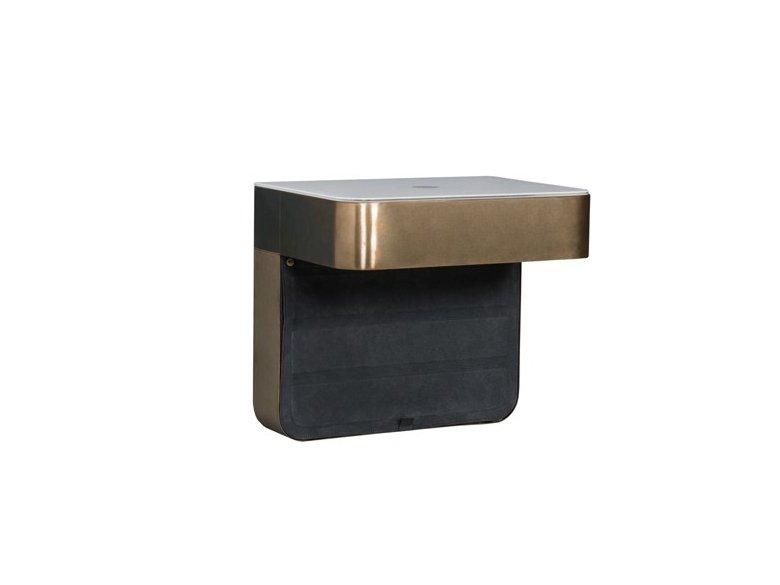 SUNSET Wall-mounted bedside table with built-in lights