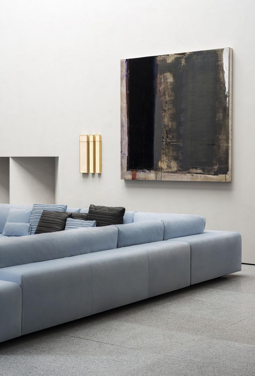 MONSIEUR MODULAR Sectional leather sofa