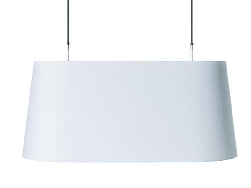 OVAL LIGHT Cable-mounted PVC pendant lamp