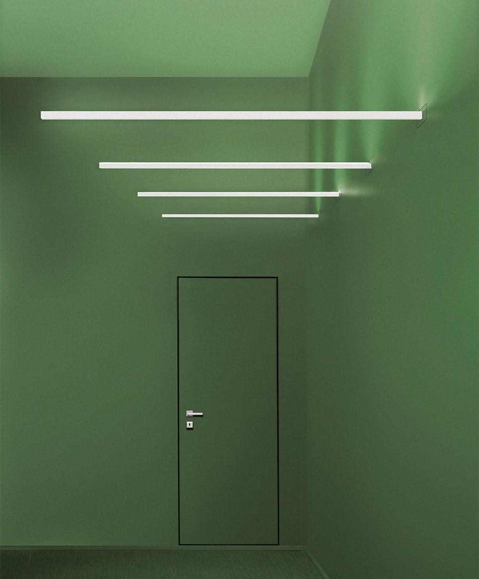 LINESCAPES CANTILEVERED LED aluminium wall lamp