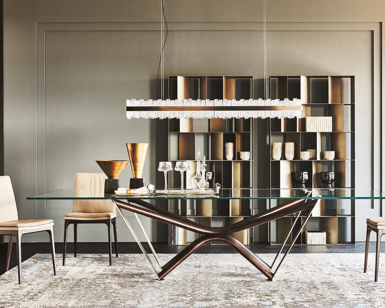 MARATHON Rectangular metal table
