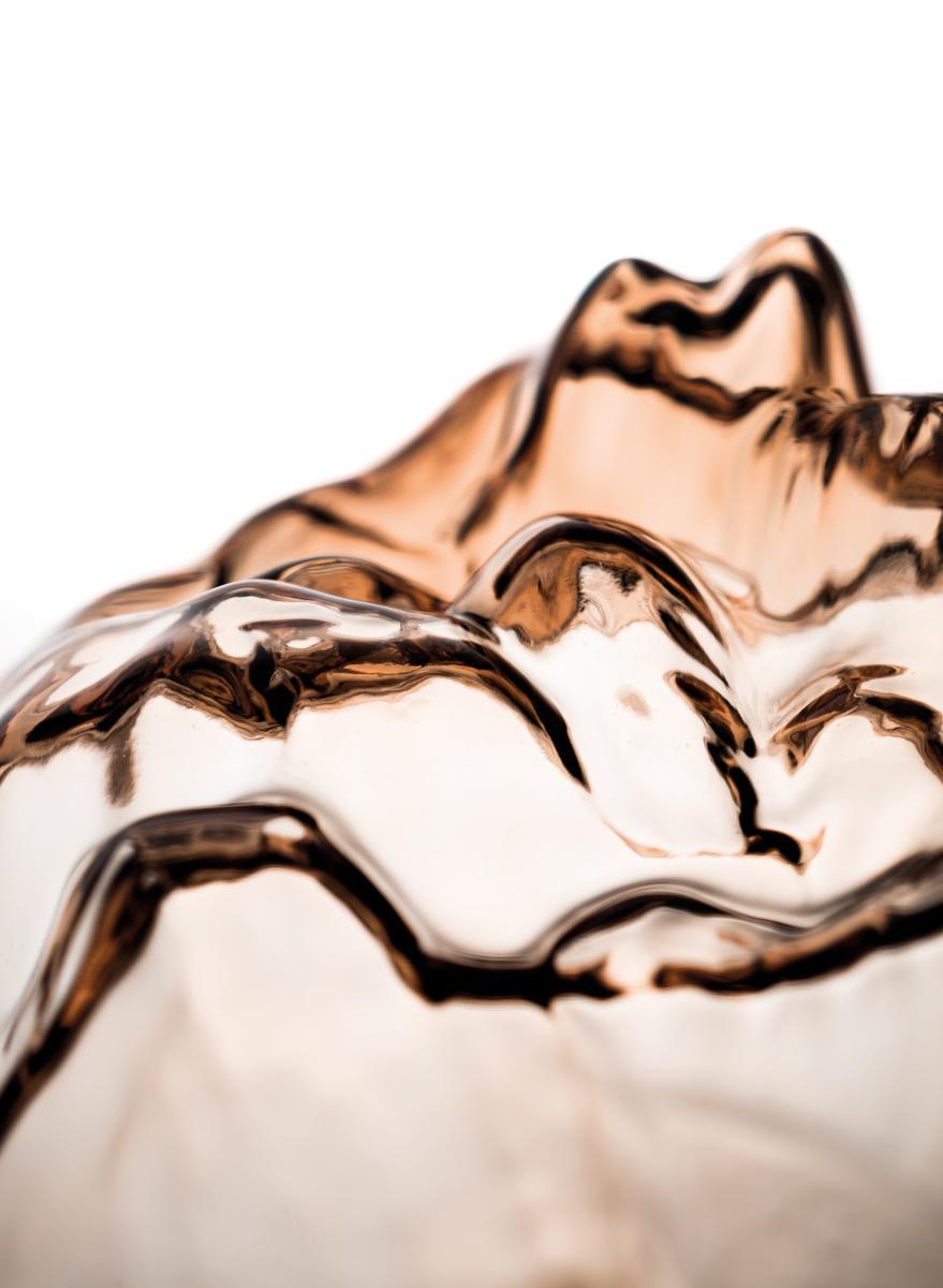 MOUNTAIN VIEW LED blown glass pendant lamp