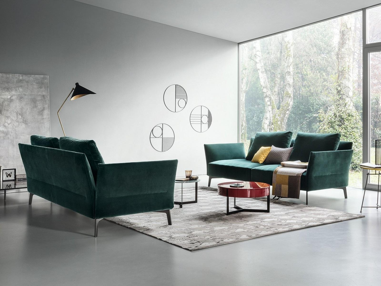 JERMYN 3 seater fabric sofa