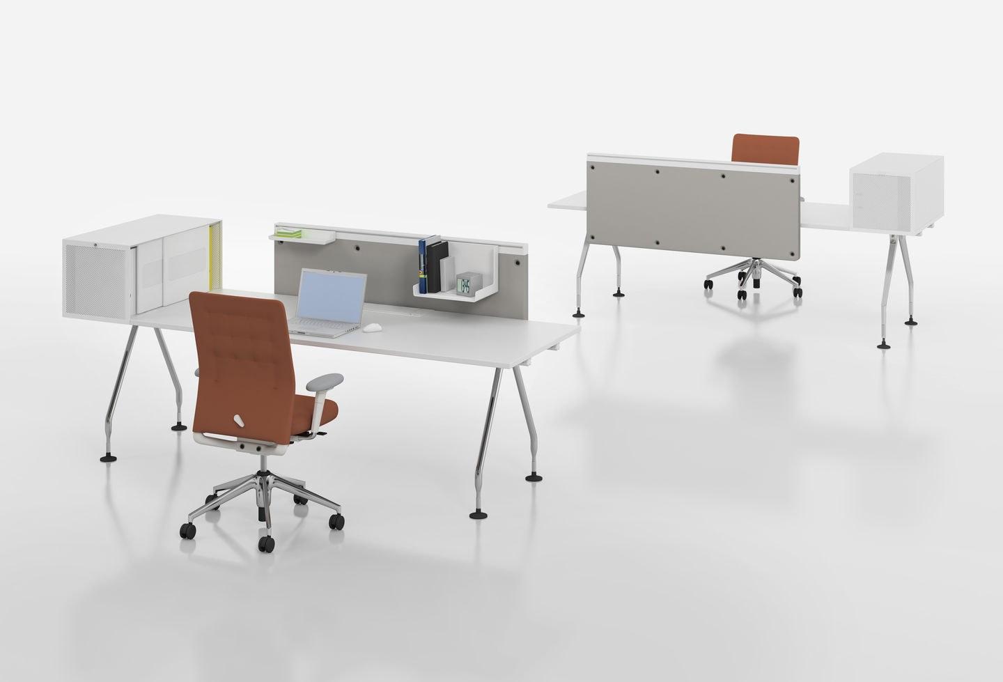 AD HOC Sectional melamine workstation desk