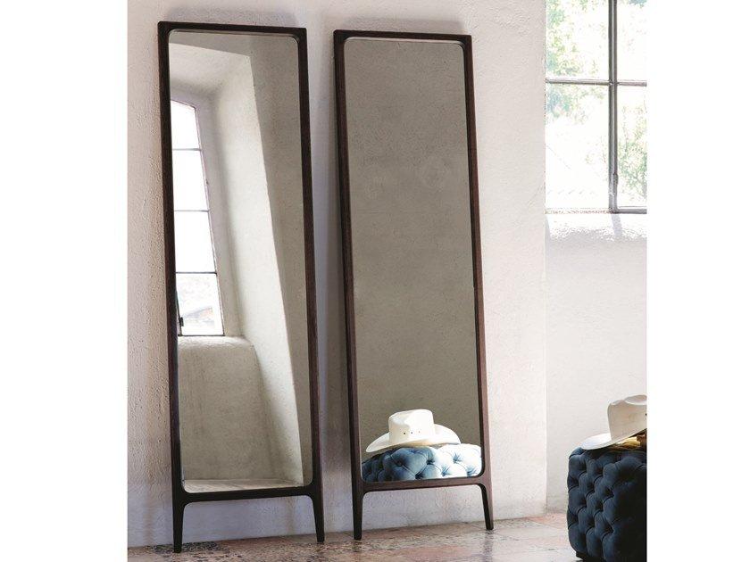RIMMEL Freestanding mirror with wooden frame