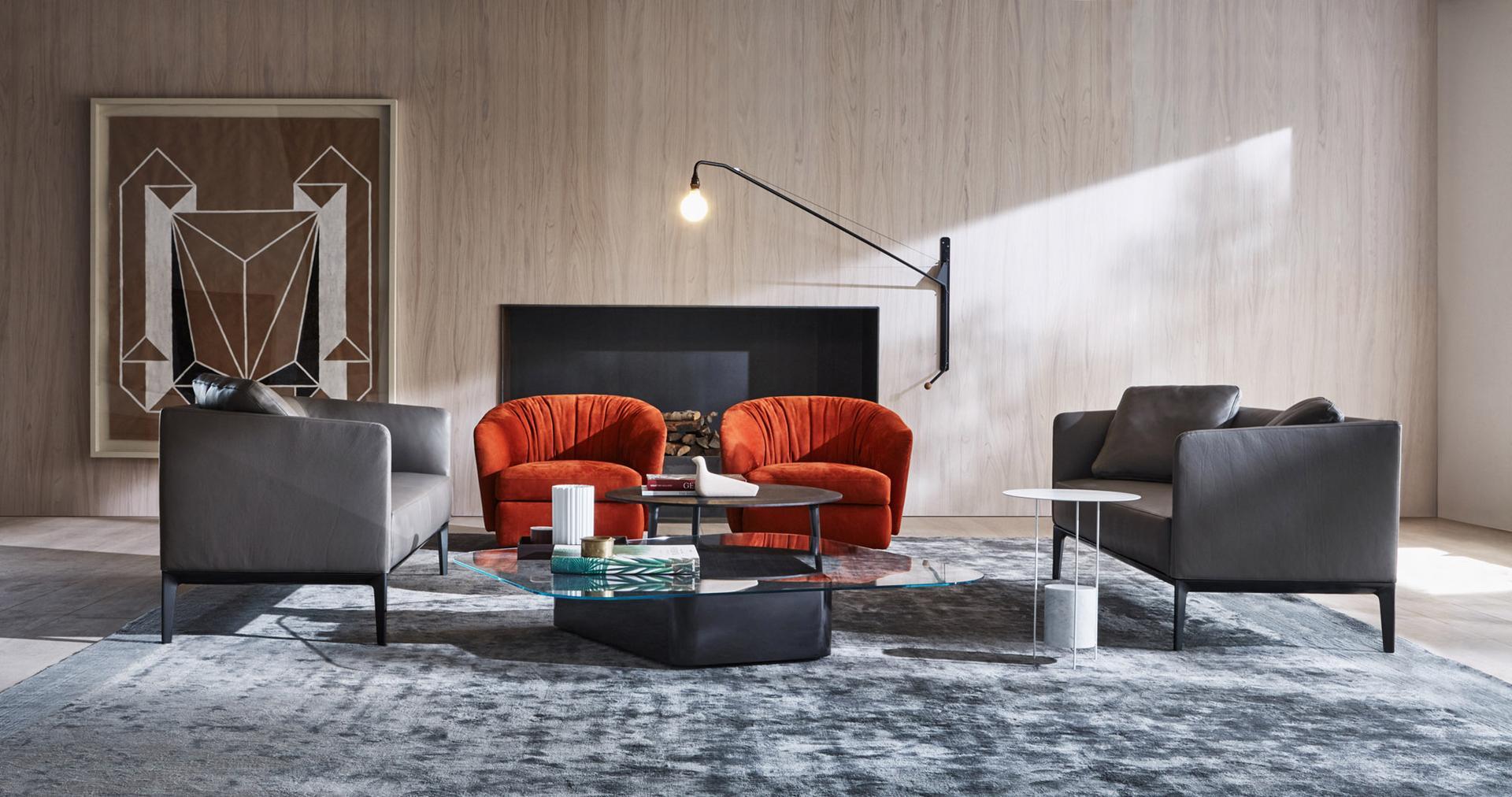 CAMDEN Leather sofa