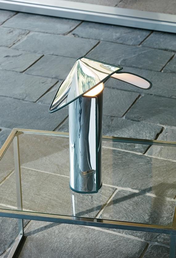 CHIARA LED aluminium table lamp with dimmer