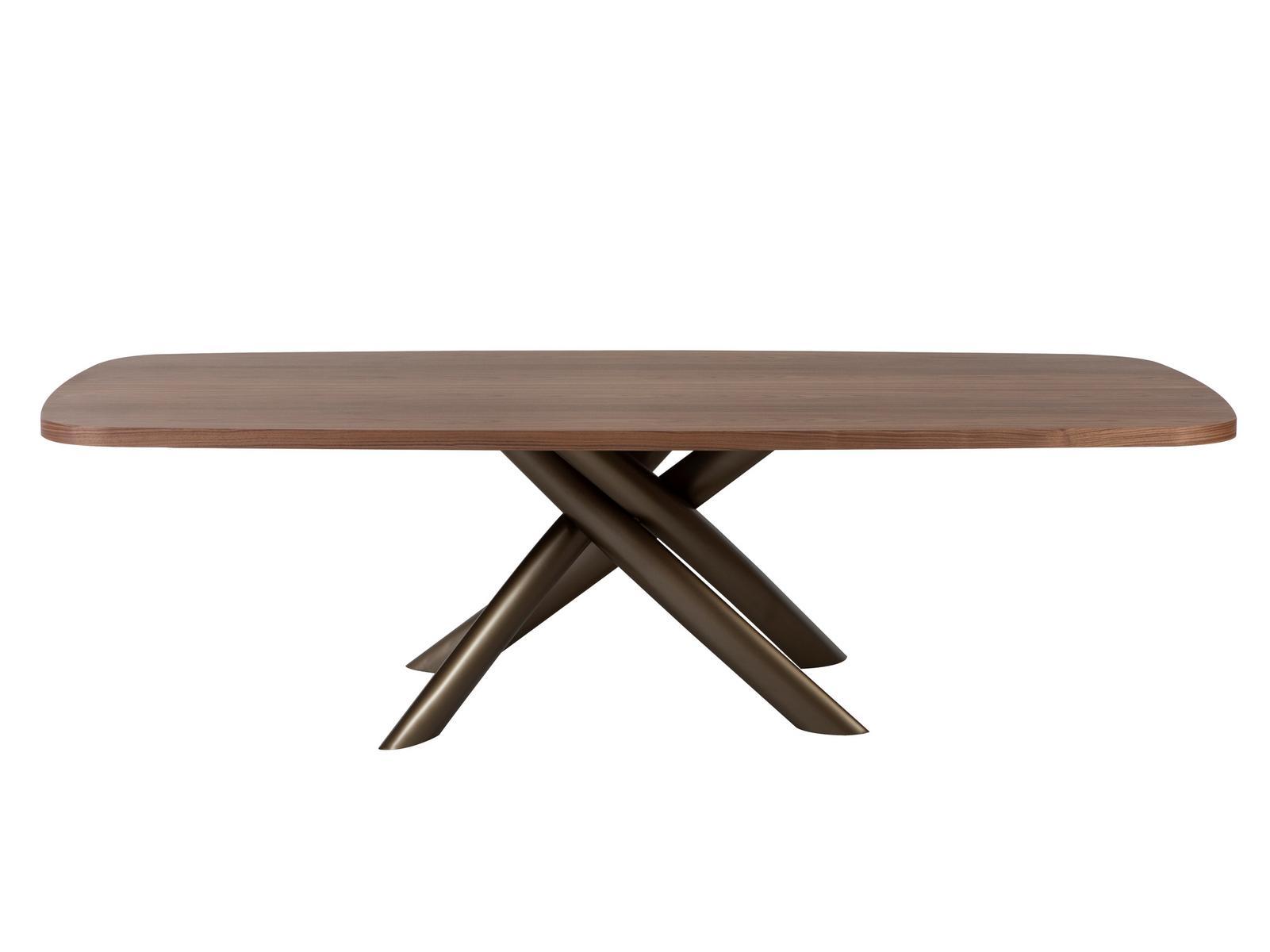 STYLE Rectangular walnut table