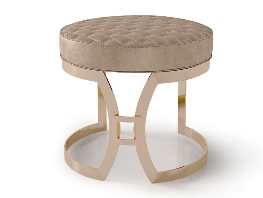 7088 - 7388 Low upholstered stool