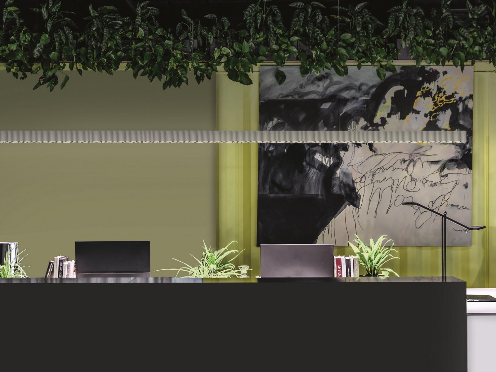 CALIPSO LINEAR STAND ALONE LED technopolymer pendant lamp