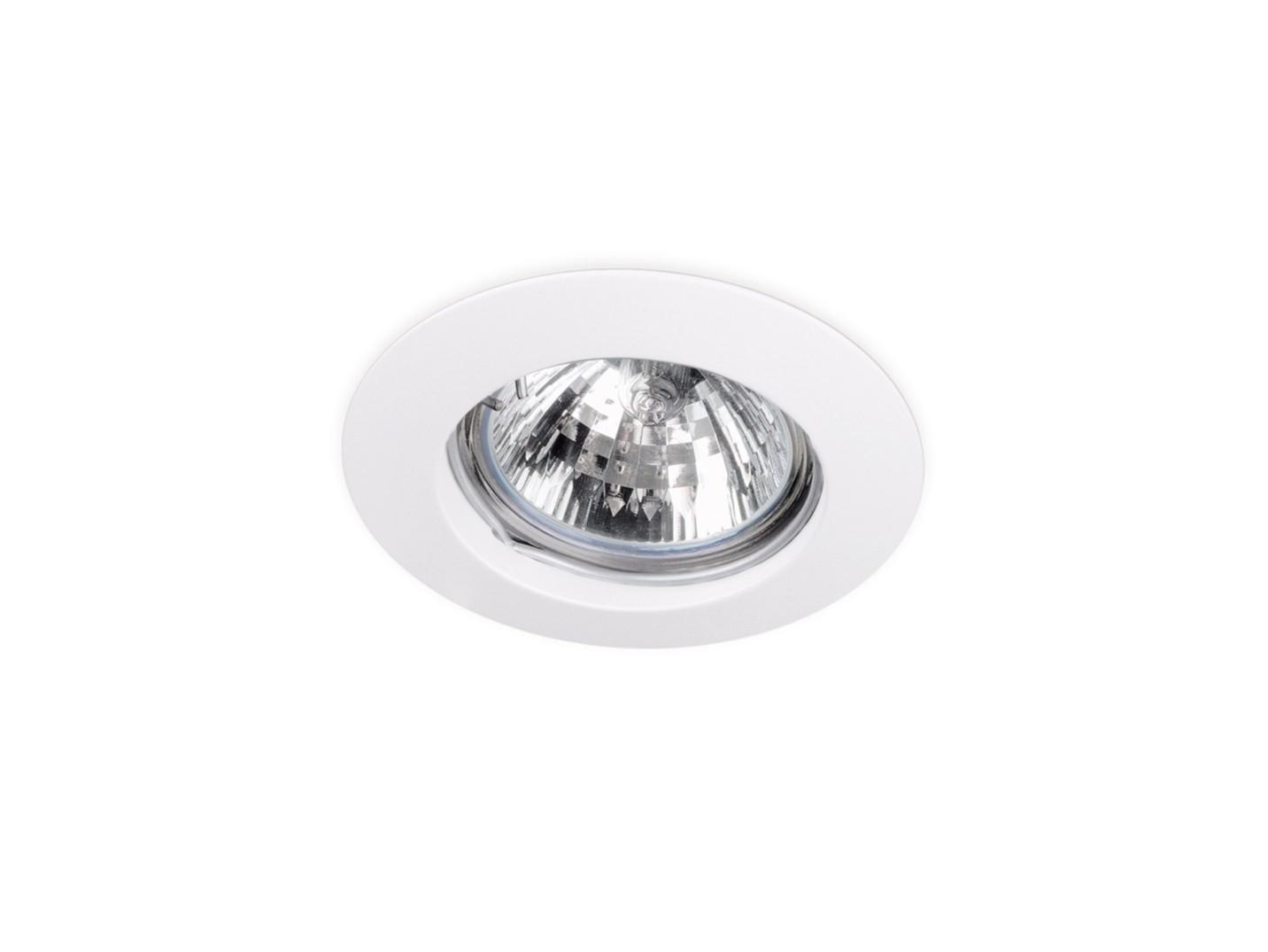 BASIC 12V & 230V Round recessed aluminium spotlight