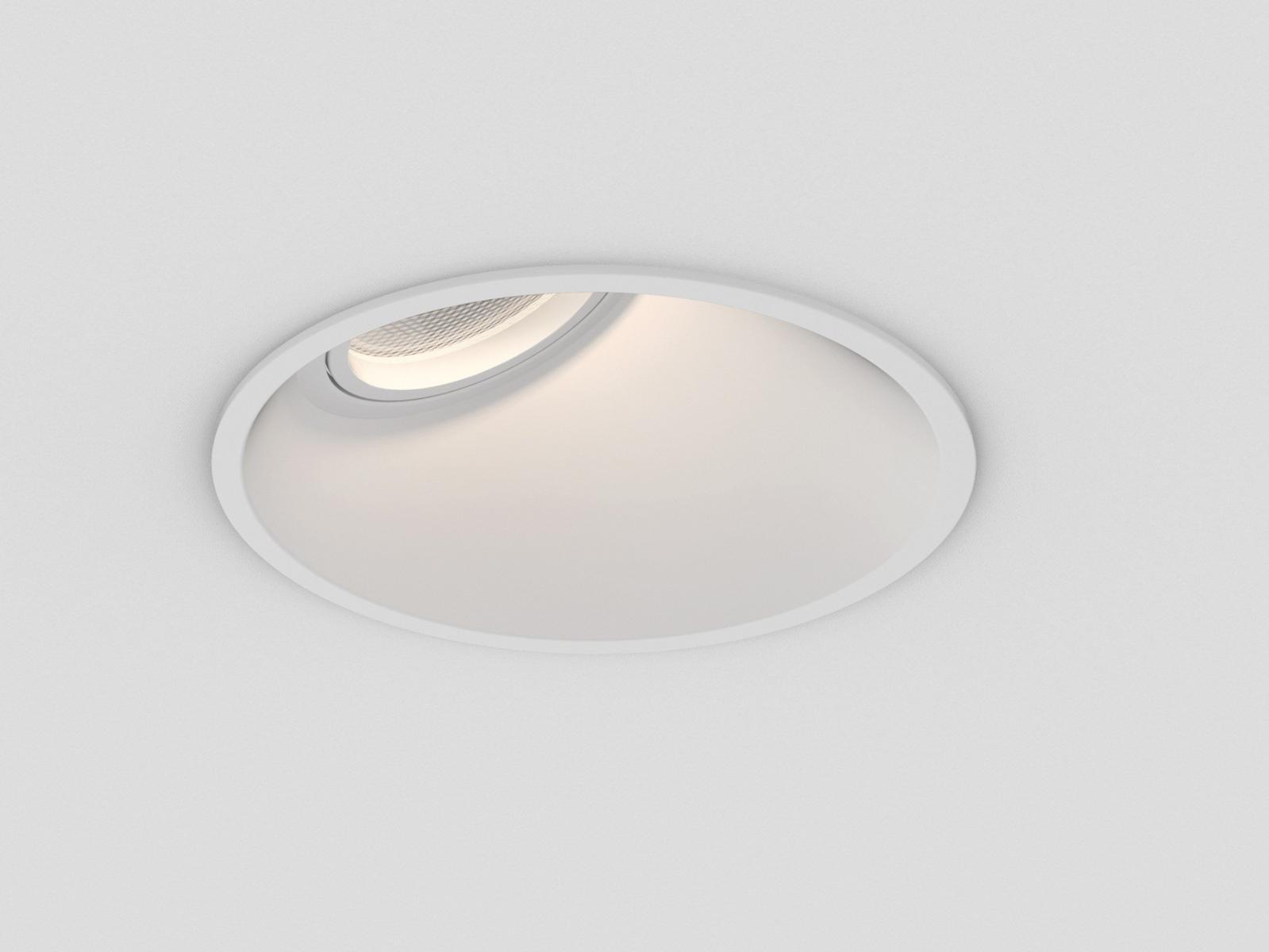 MINIMA 25 LED square ceiling zinc spotlight