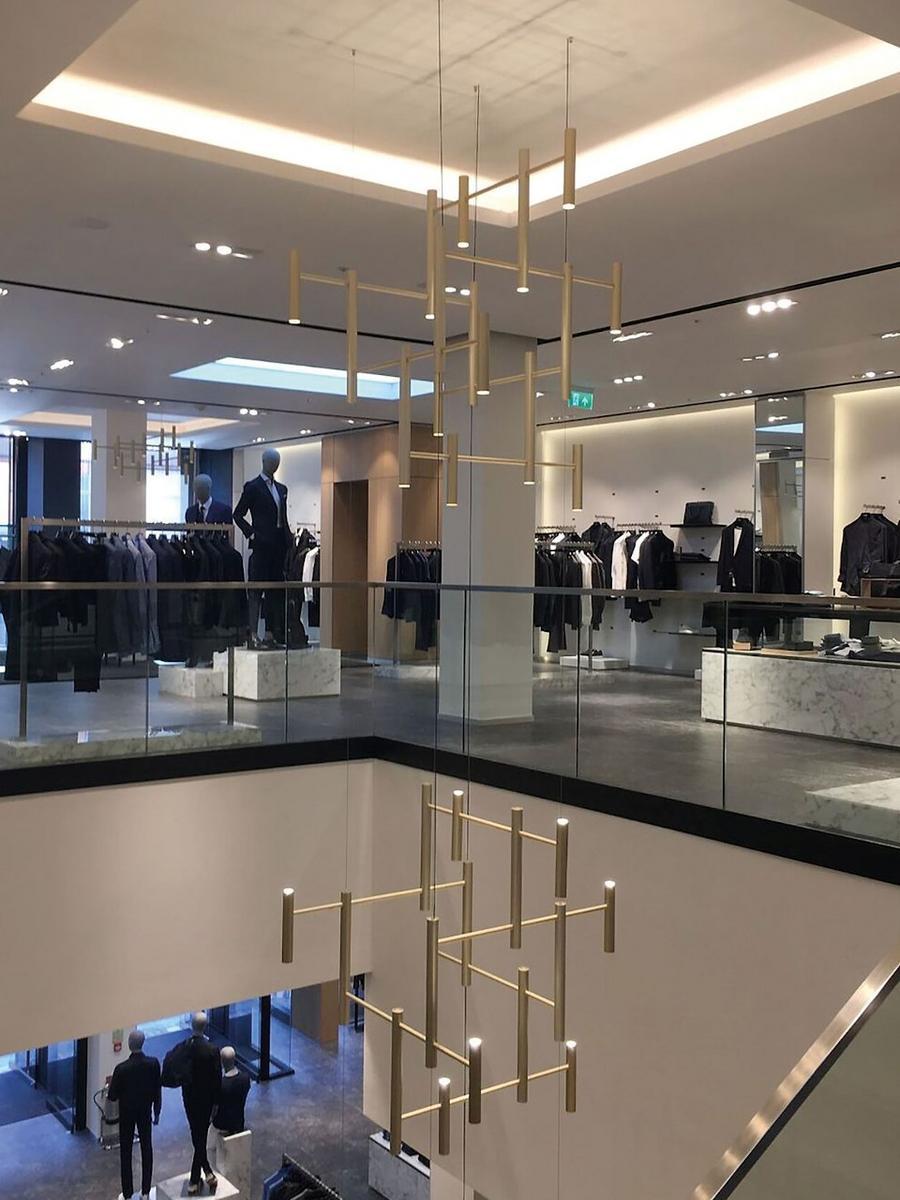 EVOLUTION S / M / VERTICAL LED aluminium pendant lamp