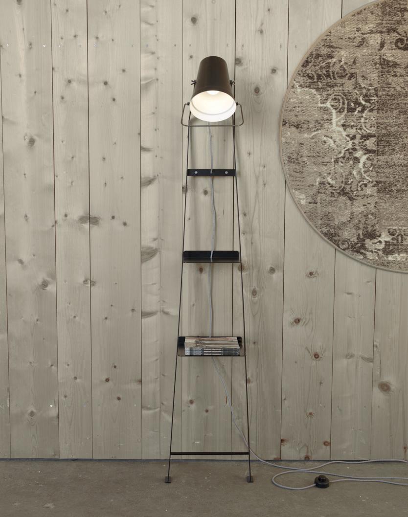 ALFRED Direct light painted metal floor lamp