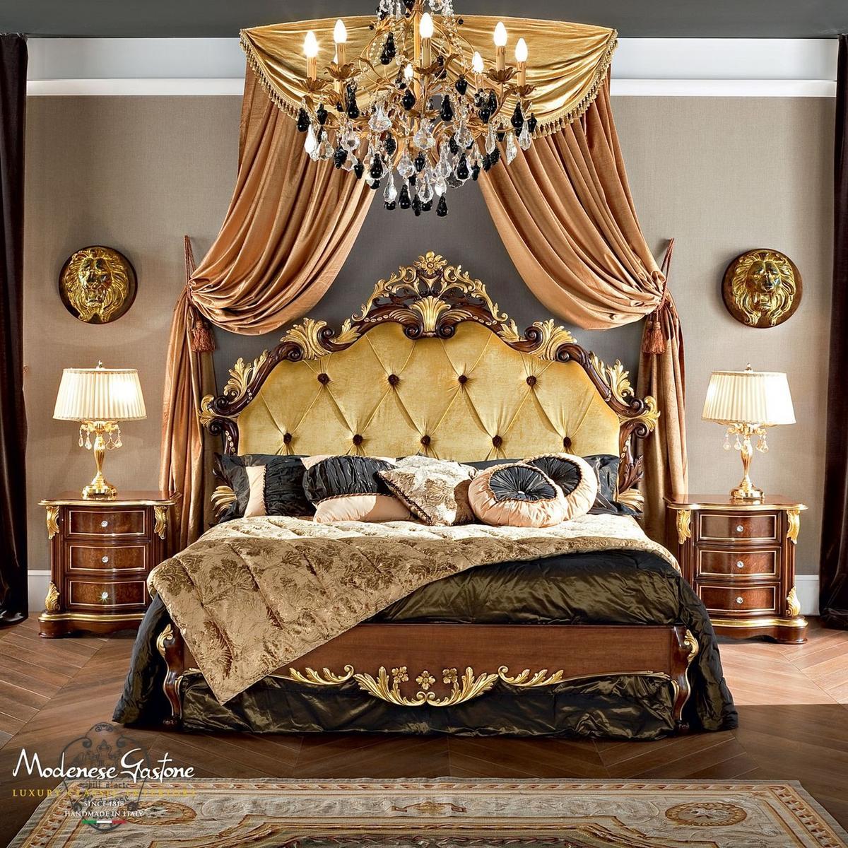 13201 Double bed with high headboard with tufted headboard