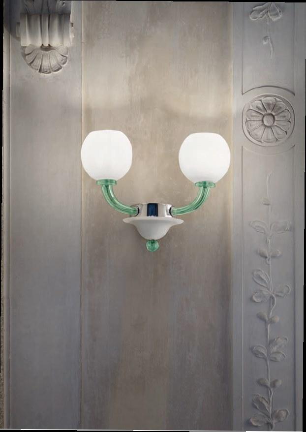GRITTI Blown glass wall lamp