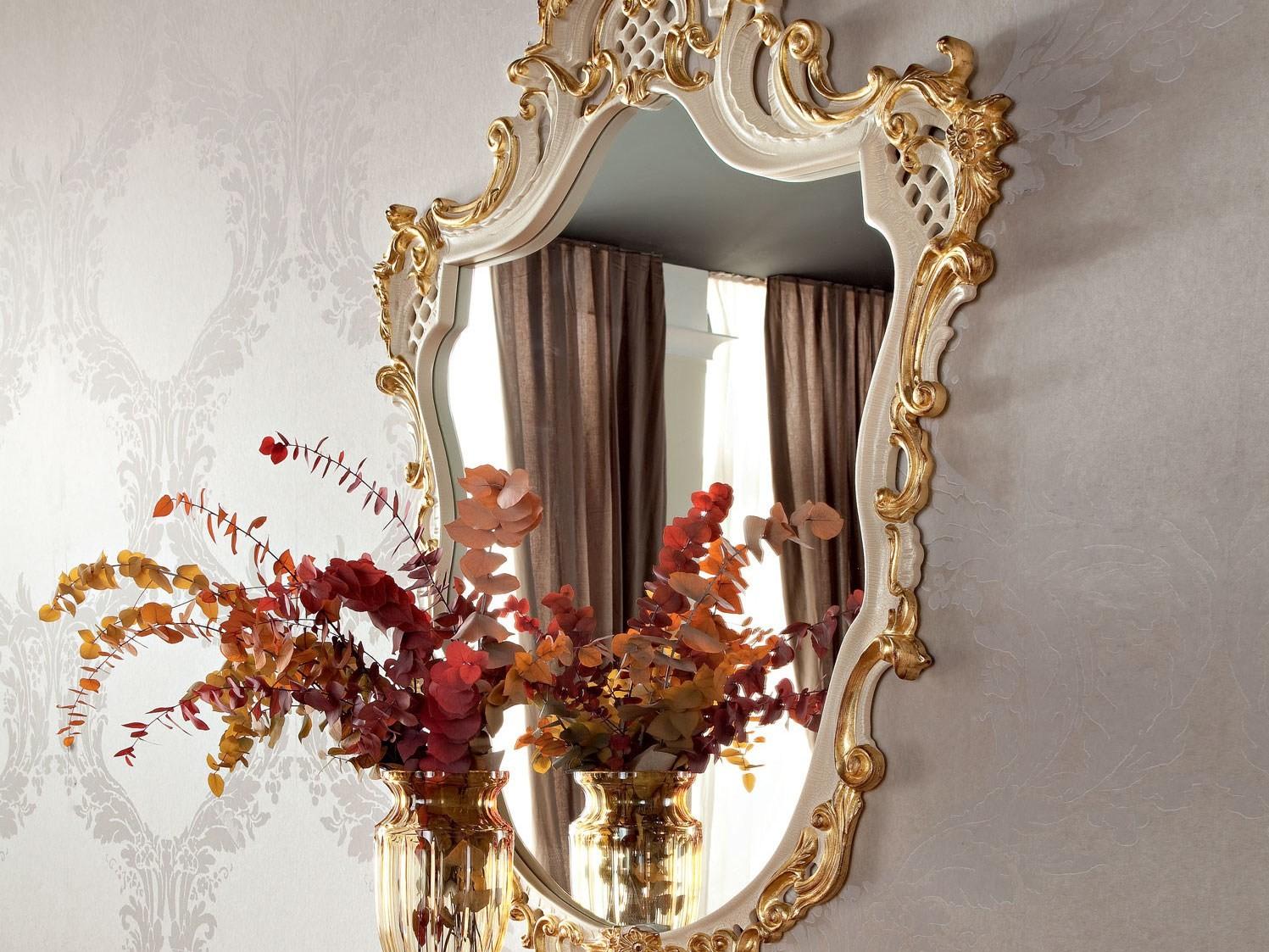12638 Wall-mounted framed mirror