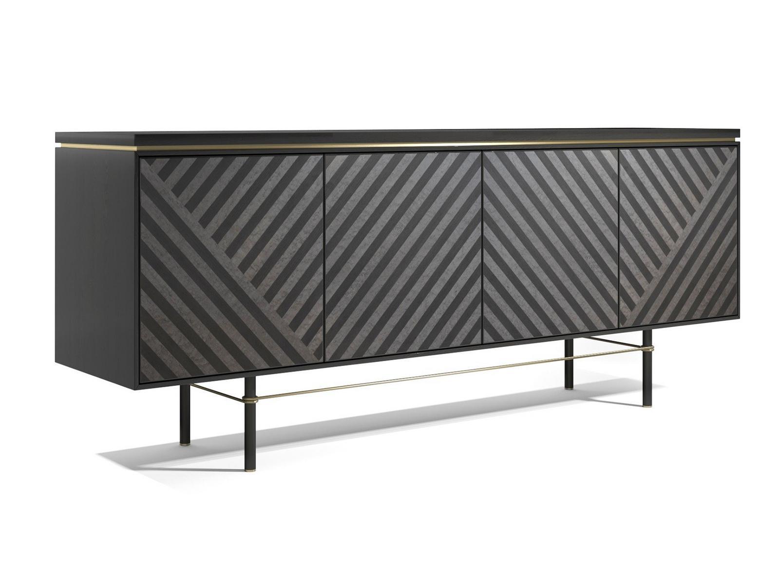 ZEFIRO Wooden sideboard with doors