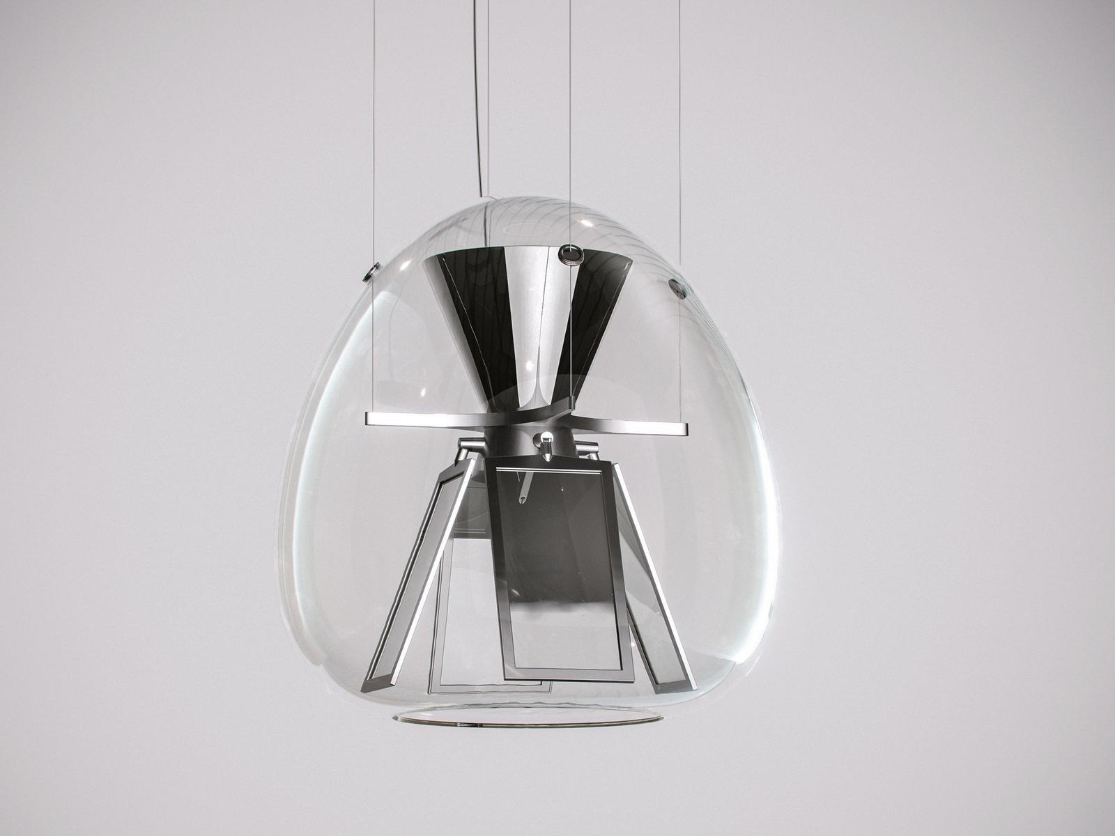 HARRY H. Direct light blown glass pendant lamp
