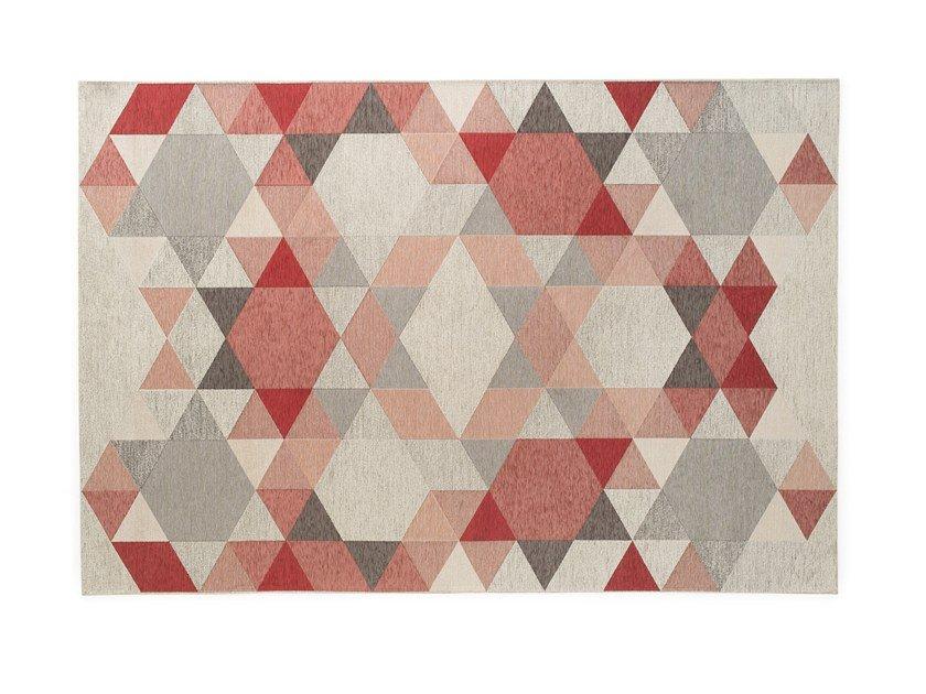 ESAGONO Rectangular rug with geometric shapes