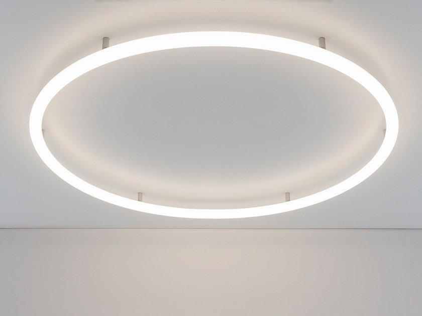 ALPHABET OF LIGHT CIRCULAR Semi-recessed wall lamp / ceiling lamp