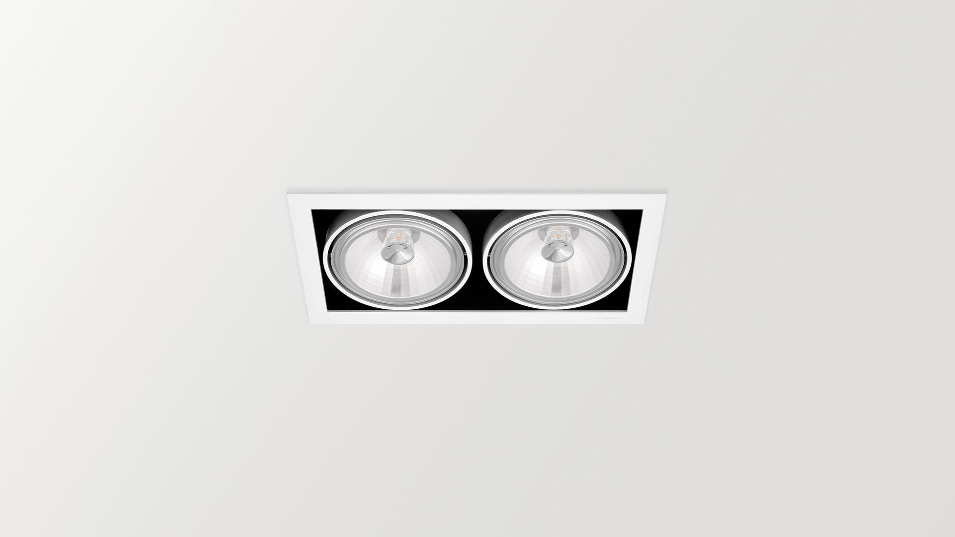 ORBITAL 2 QR-111 LED recessed aluminium spotlight ORBITAL 2 QR-111 LED recessed aluminium spotlight
