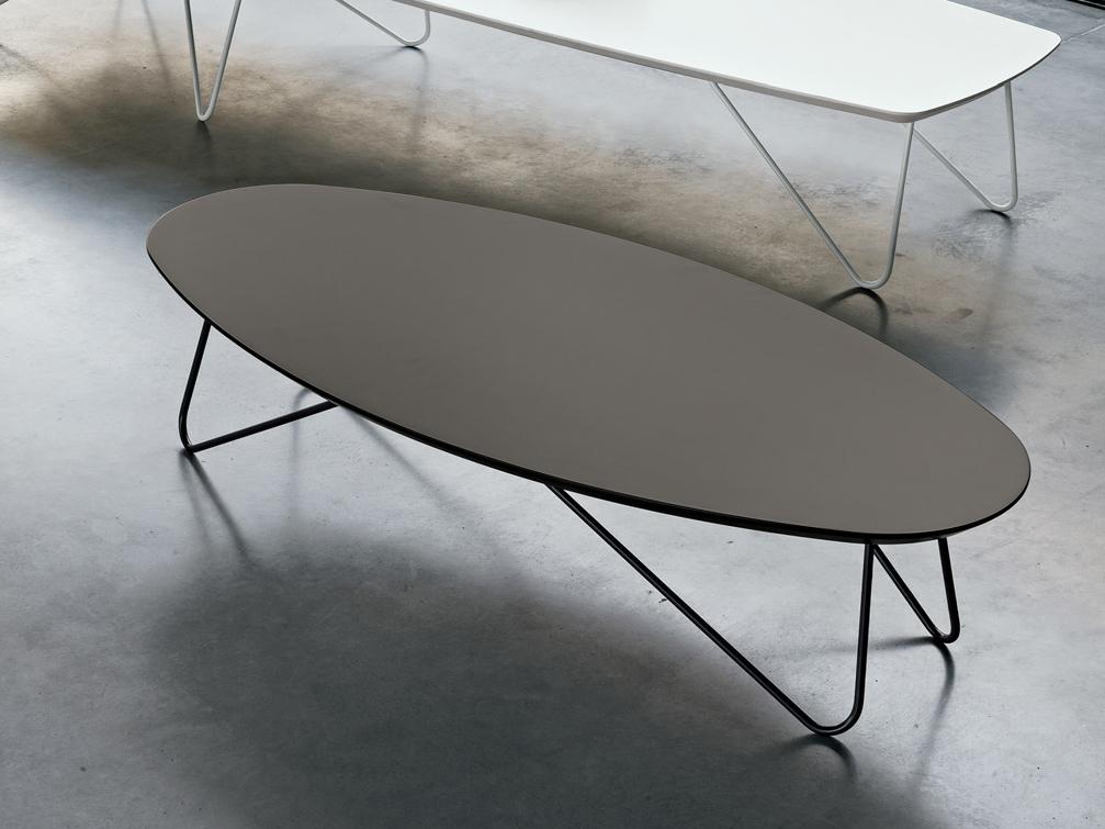 SENZATEMPO Oval coffee table for living room