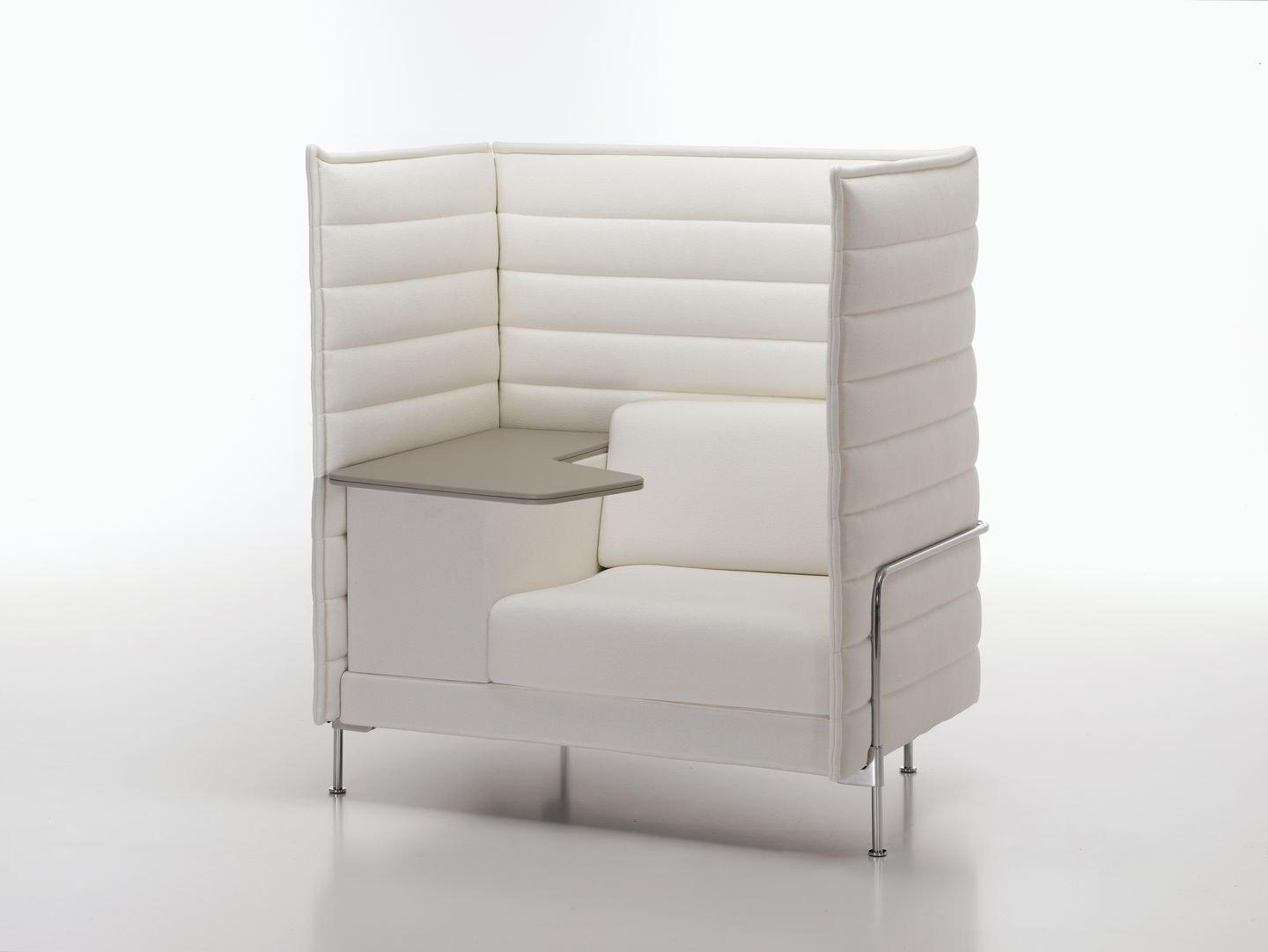 ALCOVE HIGHBACK WORK High-back fabric small sofa