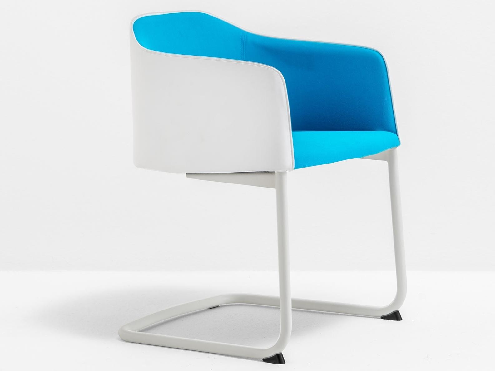 LAJA CANTILEVER 882 Cantilever upholstered chair with armrests