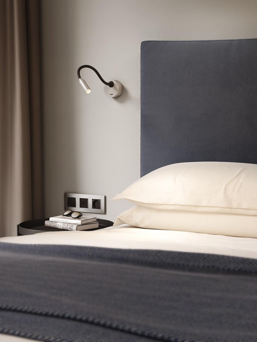 LUCCA SURFACE LED adjustable zinc reading lamp